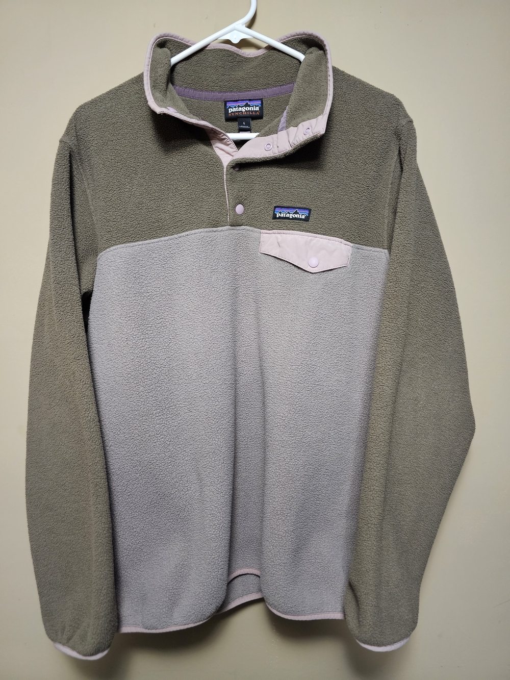 Patagonia Synchilla Lightweight Snap-T Pullover Jacket Fleece Large